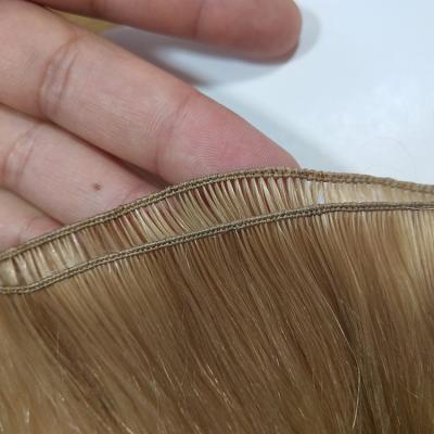 China Factory 2019 New Products Silky Straight Wave Factory Wholesale Hand Tied Human Remy Hair Weft for sale