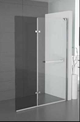 Chine 0.011Cbm/ouvert Bifold de portes de douche articulé par ensemble, 6582D a articulé la porte Frameless de douche à vendre