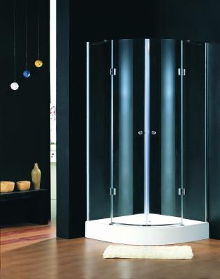 China Lodge Showers Bathrooms Shower Stalls , Quadrant Shower Units With Foldable Hinges for sale