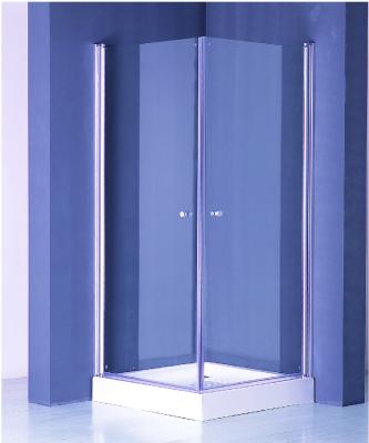 China Zinc Alloy Handle Square Shower Enclosure 800 X 800 White Frame Finished for sale