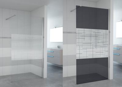 China Frameless Glass Shower Enclosures 1100x1900 mm , Open Entry Walk In Shower Stalls for sale