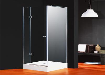 China Bathroom Designs Glass Shower Enclosures Chrome Frame Hinged Door 6796E-1 for sale