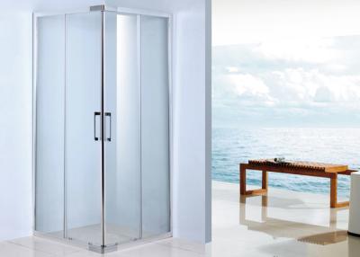 China Adjustable Frame Sliding Shower Enclosure 800 X 800 2 Panels Corner Shower Cubicles for sale