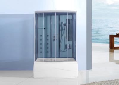 China Bathroom Luxury Complete Enclosed Shower Cubicles Sliding Door High Tray CCC Certificated for sale