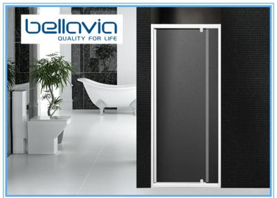 China Puertas de malla completamente incluidas de la ducha del pivote, pantallas de ducha de cristal de encargo del marco blanco en venta