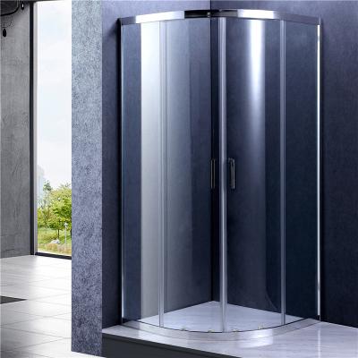 China Chrome Frame Quad Sliding Shower Enclosure , Glass Bathroom Shower Door for sale