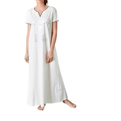 China QUICK DRY Pajamas OEM Long Robe Pijiamas For Womens Sleepwear Nightgowns Summer Pajamas Robe Ladies Nightgown Nightgowns Factory for sale