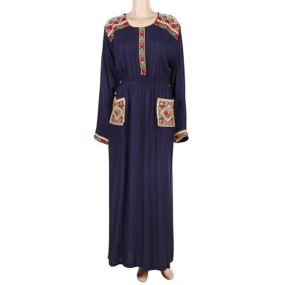 China QUICK DRY Nightgowns For Women African Muslim Abaya Kaftan Rayon Cotton Evening Dress Robes Women Pajamas Women Clothing for sale