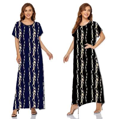 China Hotselling 2021 summer designer anti-static fashion branded ladies lady dress dresses high quality elegant casual maxis woman long dress for women for sale