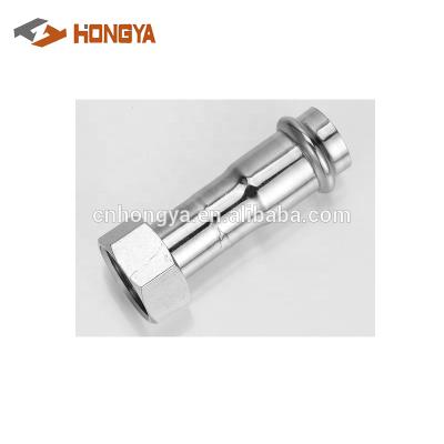 China Stainless Steel Press Tubing Fittings Equal Coupling Equal for sale