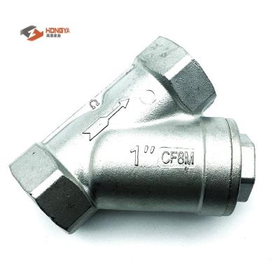 China Stainless Steel General Strainer Screwed Fit With Good Price NPT BSPT Pipe for sale