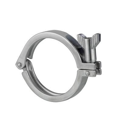 China SS304 Sanitary Stainless Steel TriClamp Single Hinge Clamp Round& hexagon for sale