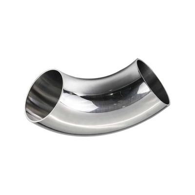 China SS304 SS316L Stainless Steel Sanitary 45 Degree Bend / Elbow / Pipe Fitting for sale