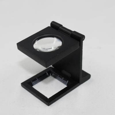 China Glass Cloth Inspecting Foldable Magnifier With Ruler TH-9007B for sale