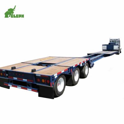 China China Factory Trailer Truck Flatbed Container Semi Extendable Trailer Trucks for sale