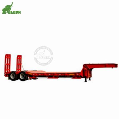 China Truck Trailer Professional Make 2-Axles 30T Low Bed Semi Truck Trailer Container Trailer for sale