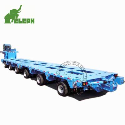 China Trailer 2021 New Truck Made 25 - 200T Transport Truck Semi Towing Hydraulic Modular Trailer Goldhofer for sale