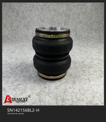 China 1/8 NPT Double Convoluted Bellows Air Suspension Spring SN142156BL2-H for sale