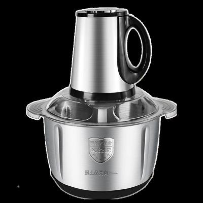 China High Quality Commercial Chopper Electric Automatic Mincing Machine Chopper Food Processor Stainless Steel Body OEM Silver pcs for sale