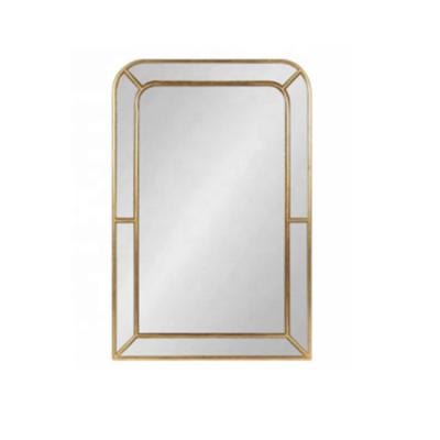 China Espejo Metal MDF Modern Minimalist Rectangle Design Large Long Mirror Peeled Crushed Psyche For Home for sale