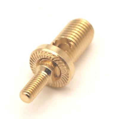 China Aluminum Brass Connecting Screw Precision CNC Machining Custom High Finish for sale