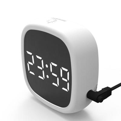 China Small And Light Digital Antique Style Simple Basic Operation Travel Alarm Nap Loud Clock for sale