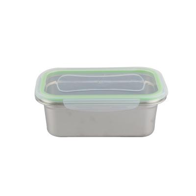 China New freshness preservation stainless steel food bowl food storage box with pp lid factory direct sales for sale