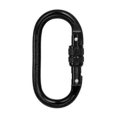 China Heavy Industry Auto Lock Carabiner Shape O Cut Heavy Duty, Light Weight 25KN For Hiking And Camping for sale