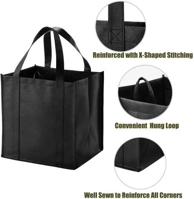 China Custom grocery bags plastic non-woven bag waterproof biodiogradable grocery bags for sale