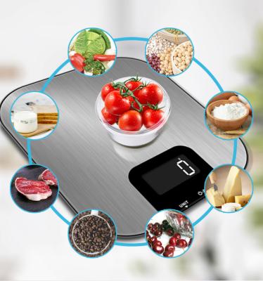 China WITH COVER Stainless Steel Food Scale 20kg Digital Smart Kitchen Scale Blue Tooth Kitchen Scale for sale