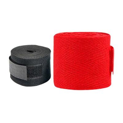 China Custom Rubber/COTTON Hand Wraps Training Pad Boxing Bandage Fitness Weightlifting Sports for sale