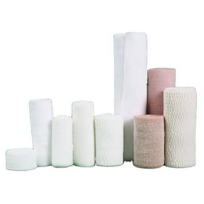 China Polyester / Cotton All Types Customized Plain Medical Crepe PBT Elastic Bandages for sale