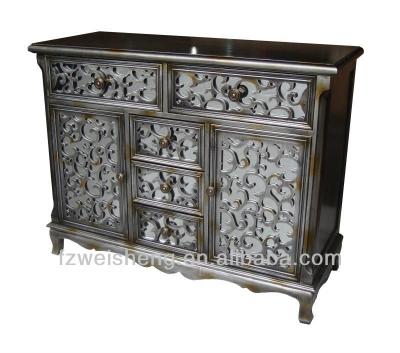 China Industrial Metal 5 Drawer 2 Door Sideboard Cabinet / Storage Cabinet for sale