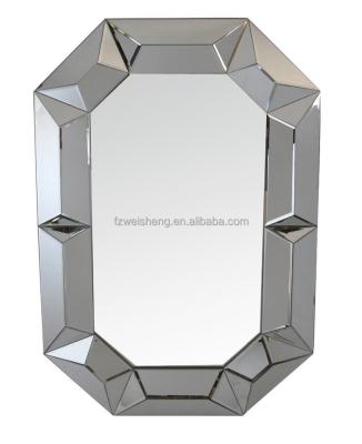 China WALL Rectangle Modern Design Large Decorative Wall Mirror For Bathroom for sale