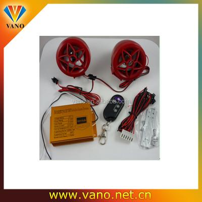 China 2014 MP3-1R5001 FM system anti-theft motorcycle mp3 audio alarm system MP3-1R5001 for sale