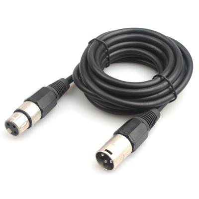 China Male coaxial cable xlr plug to female xlr jack microphone cable for sale