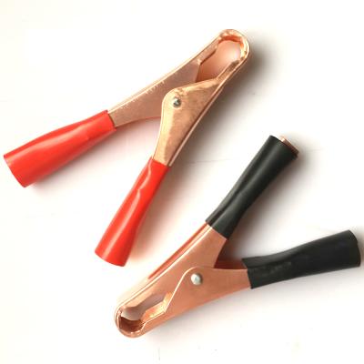 China JD6981 50A Battery Clip 50A Battery Clip red and black copper for sale