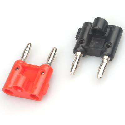 China audio & 4mm Video Dual Dual Banana Male Female Plug for sale