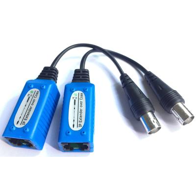 China cctv ahd cvbs cat5 cat5e rj45 ahd tvi cvbs cat5 cat5e rj45 balanced transformer ahd video utp to bnc female ip supplement over balanced transformer coax video transceiver for sale