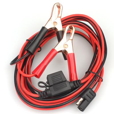 China Build Battery Clip With Switch With DC 2pin Connector Pump Power Charging Cable for sale