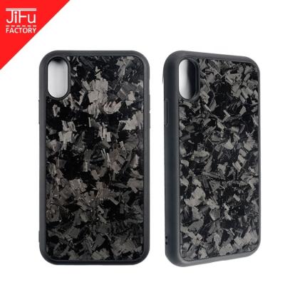 China Factory direct sale real carbon fiber product forged soft carbon fiber TPU phone case for iphoneX/XR for sale