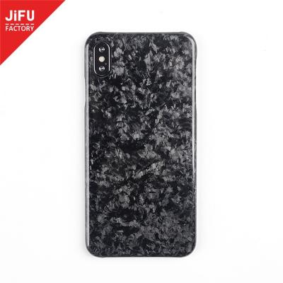 China Carbon Fiber For iPhone X Forged Glossy Carbon Fiber Phone Cover Full Cover Phone Case For iPhone for sale