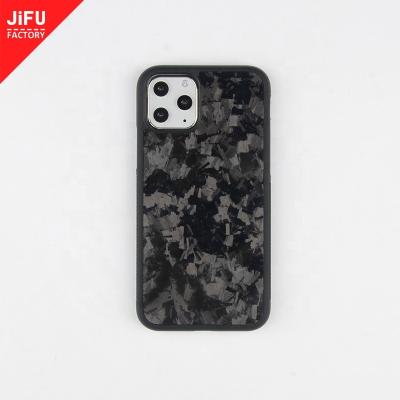 China 2019 New Arrival Shockproof Design Flexible Glossy Forged Carbon Fiber+TPU+PC Phone Case Cover For iPhone 11 Series for sale