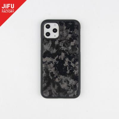 China Carbon Fiber Forged Carbon Fiber Phone Case Impact Phone Cover For iPhone11/11 pro for sale