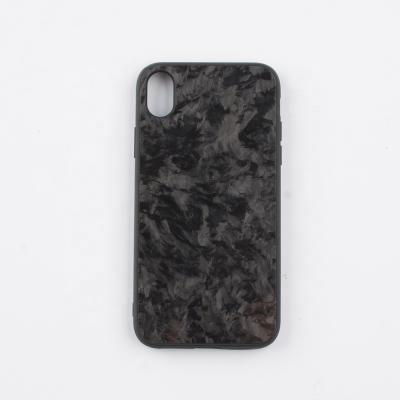 China 2018 Newest Design Hot Selling Glossy Forged Slim Irregular Pattern Carbon Fiber Sheet Mobile Phone Cases TPU For iphoneXR/Xs Max for sale