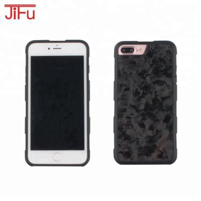 China Newest Hot Selling Slim Design TPU Forged Carbon Fiber Shockproof Mobile Phone Case For iphone8/8plus/X for sale