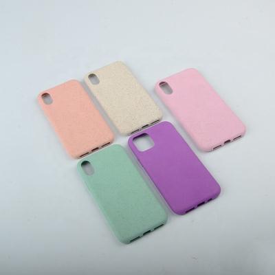 China Fashion New Design Compostable Biodegradable Phone Case For iPhone X/XR/XS Max Cover Case For iphone 11 pro max for sale