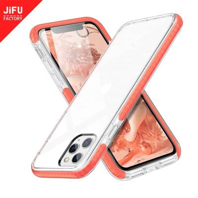 China Crystal Transparent Shockproof Cover Shockproof Slim Thin Slim Clear Bumper Case For iPhone 12 Pro Mobile Phone Protective Case for sale