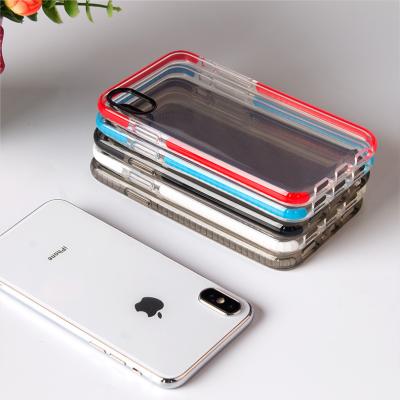 China Creative longevity fashion design and high quality shockproof tpu phone case with bumper bar for iPhone X for sale