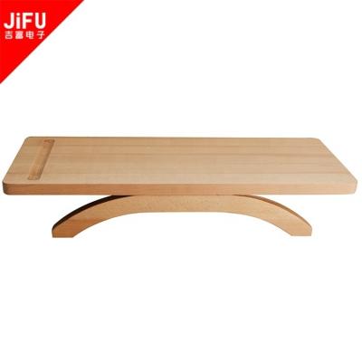 China New arrivals computer accessories eco-friendly real wood table laptop executive desk and wooden bamboo adjustable desk for office for sale